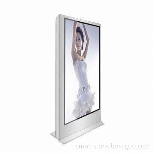 Network Floor Stand Advertising Player, TFT LCD LED Backlight, Can Supports Wire Line/Wi-Fi/3G